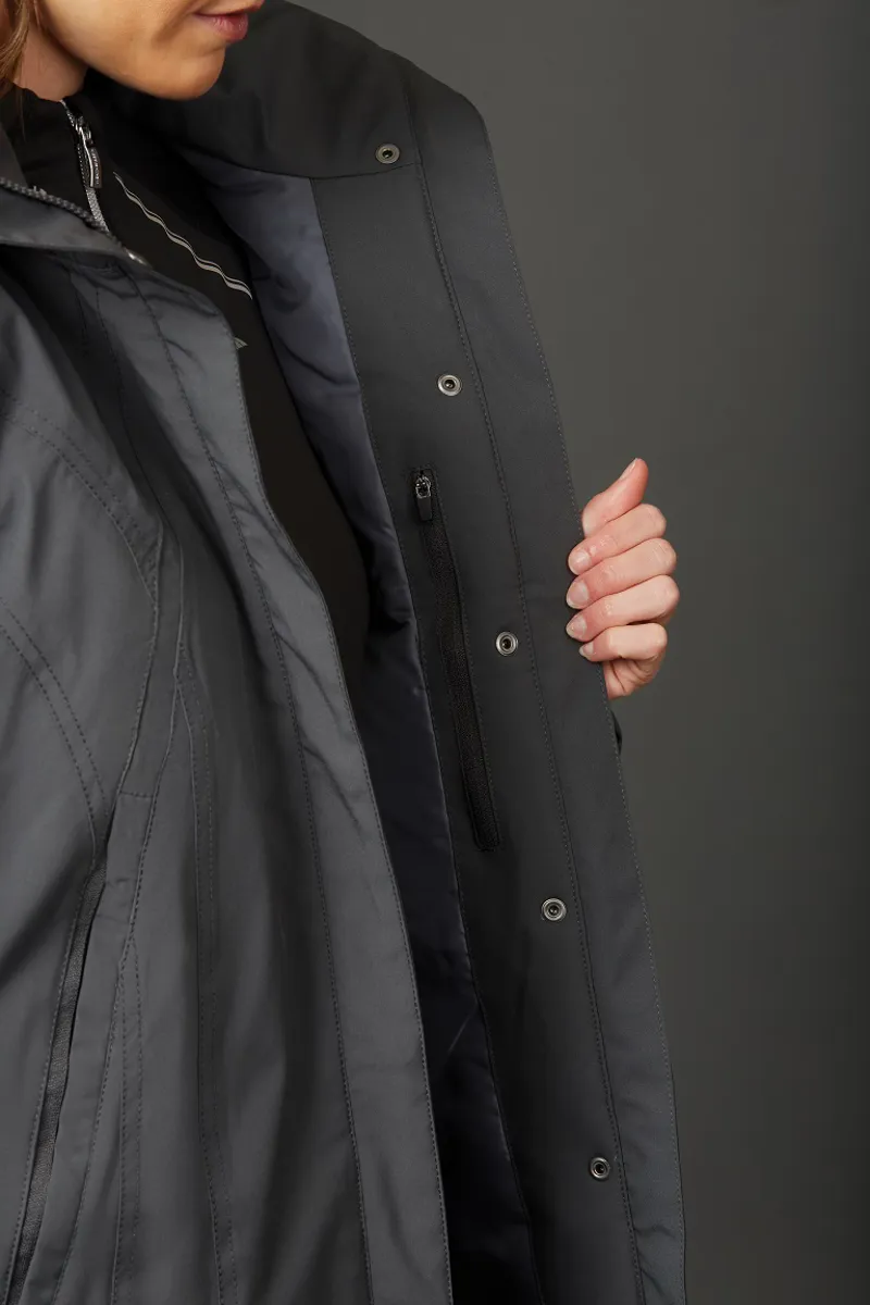 Weatherbeeta Kyla Waterproof Jacket Ladies in Asphalt Grey-3